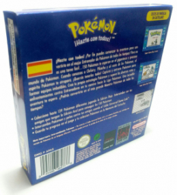 servir terraza Mitones ᐅ GAMIMBO - Cartucho Pokemon Azul + Caja Repro GB de Game Boy nuevo o de  segunda mano
