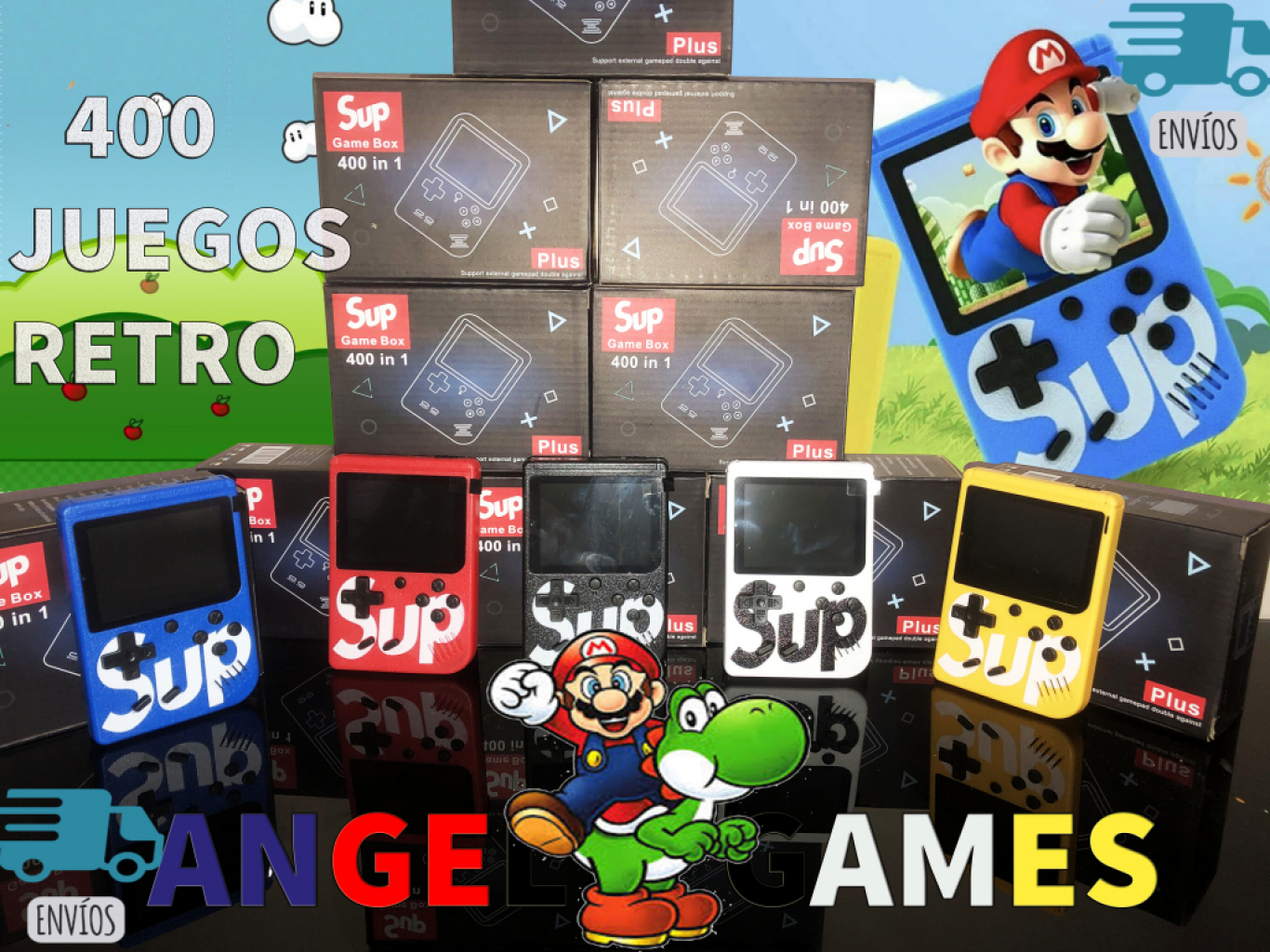 ᐅ GAMIMBO - Retro Sup Consola 400 juegos en 1 de Nintendo 3DS nuevo o de segunda mano